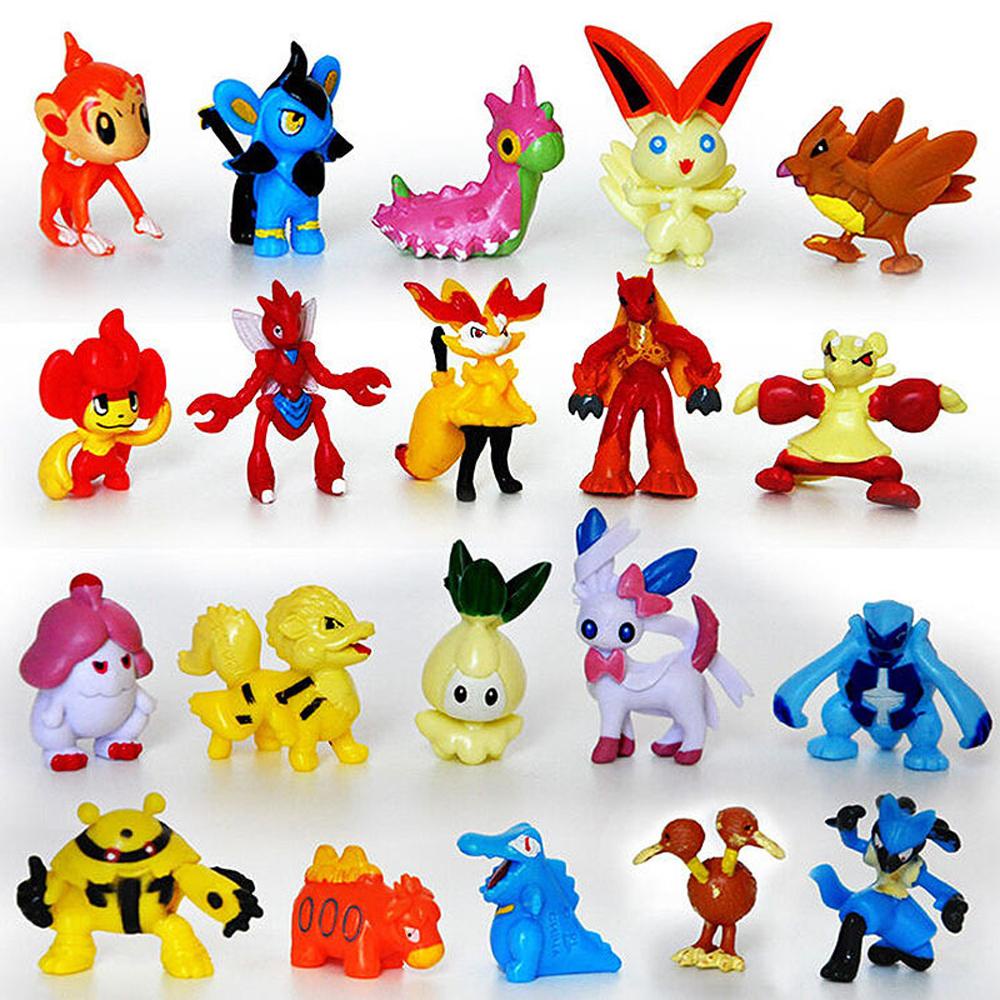 Bộ 24-120 mô hình đồ chơi Pokemon MMULCK kích thước 2-4cm độc đáo