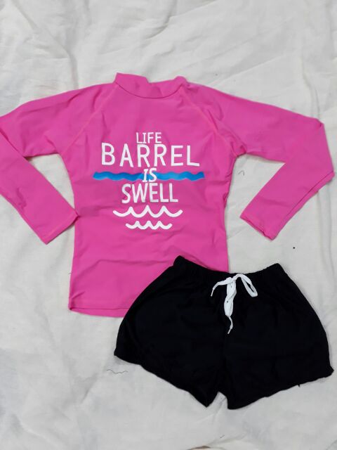 (Có sẵn) Bộ đồ bơi dài tay nữ BARREL chất đẹp