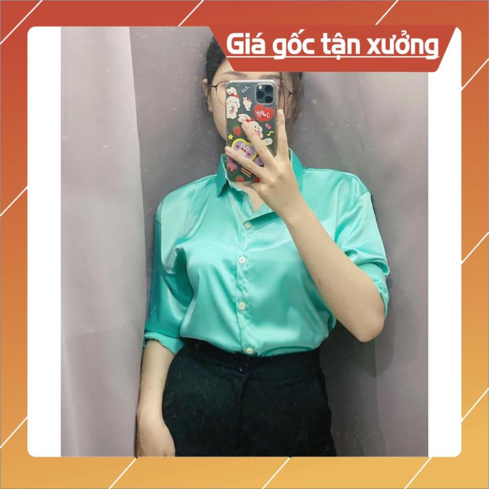 ÁO SƠ MI PHI BÓNG TAY DÀI NHIỀU MÀU CHẤT ĐẸP