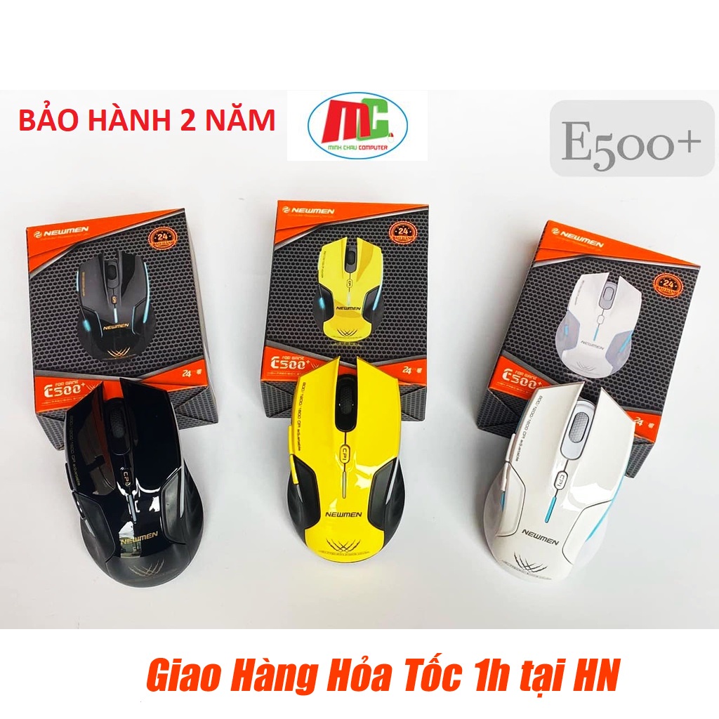 Chuột Không Dây Gaming Newmen E500+ - Hàng Chính Hãng BH 2 Năm