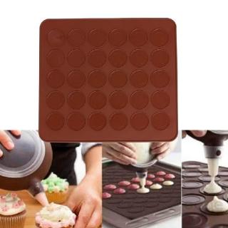 Khuôn làm bánh Macaron silicon 30 ô tiện lợi dễ sử dụng