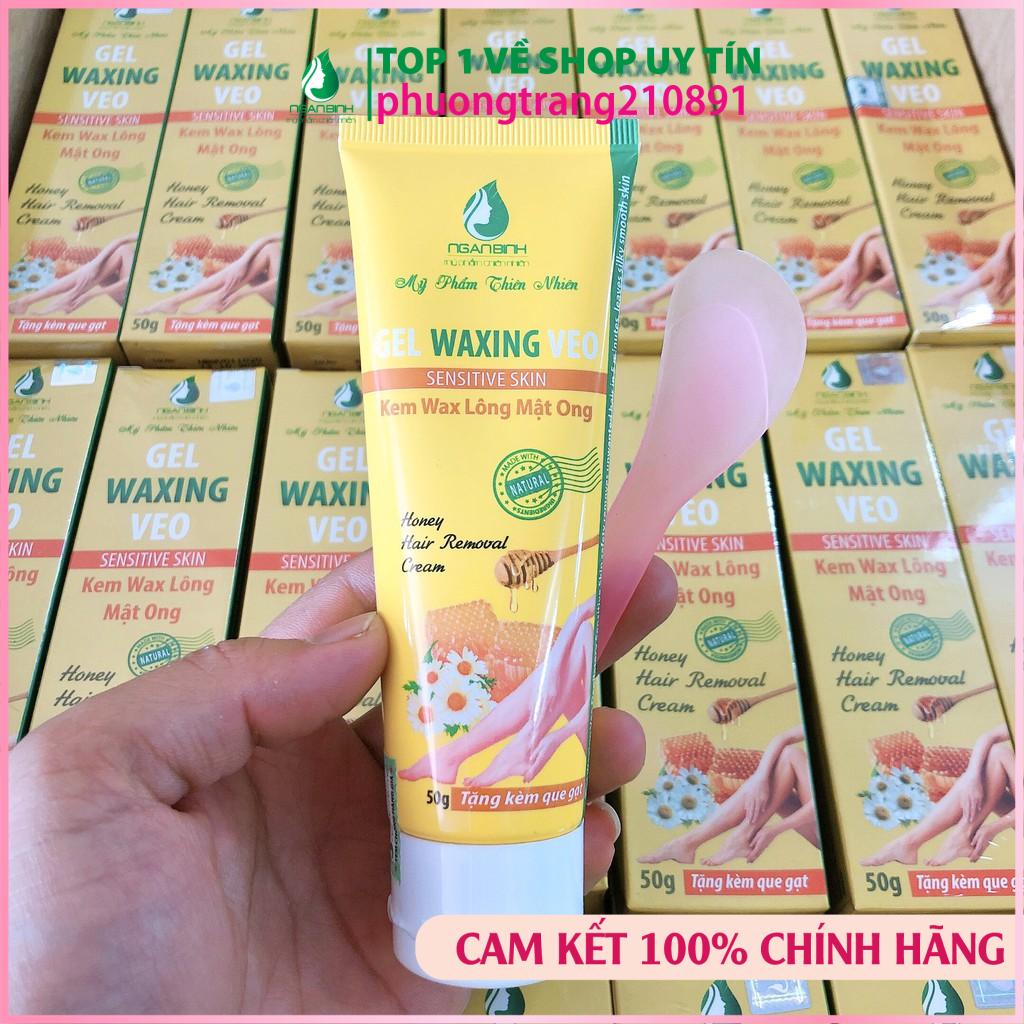 Gel waxing VEO kem tẩy lông Ngân Bình làm sạch vùng lông dưới cánh tay, lông nách, lông chân, lông tay, lông bikini