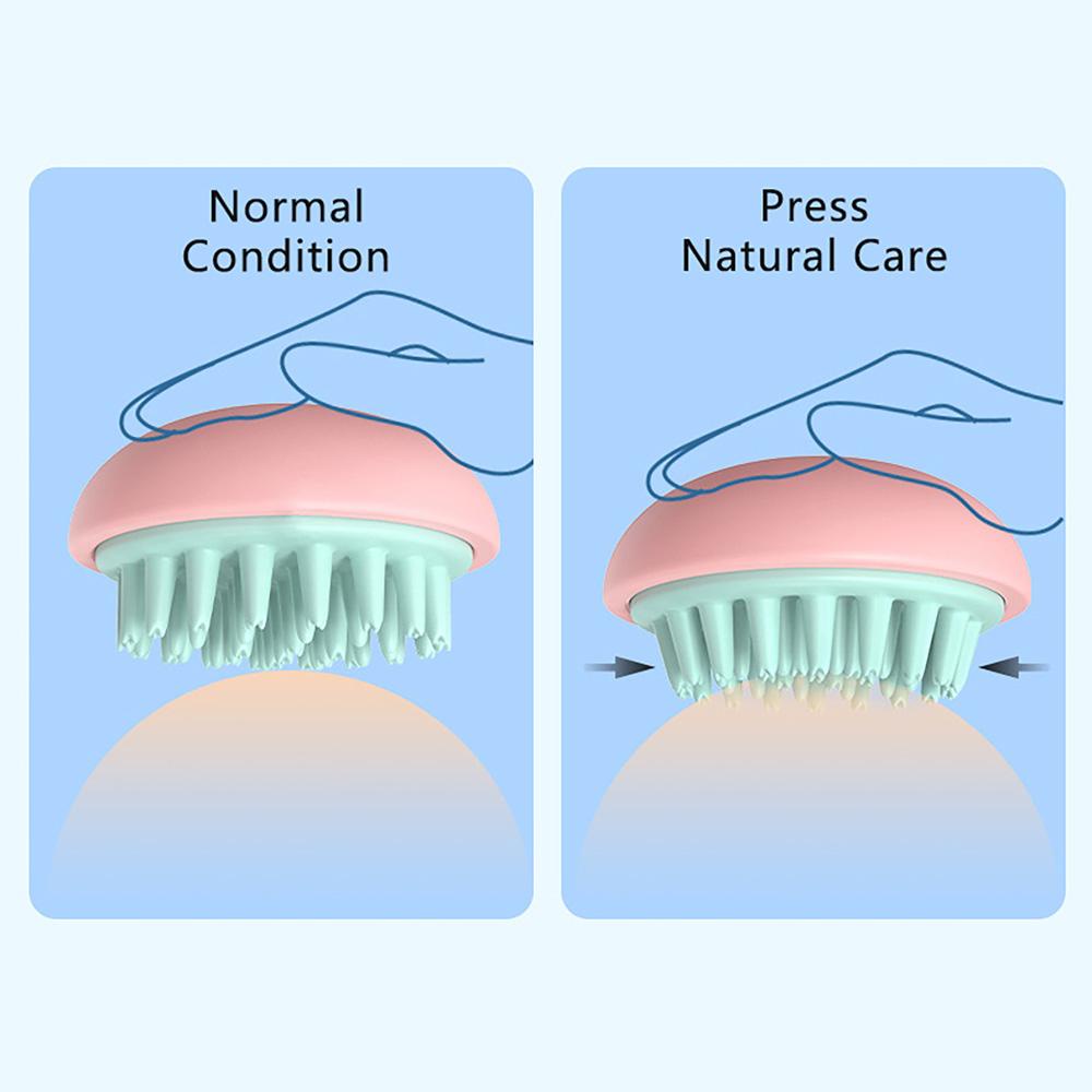 Bàn Chải Massage Da Đầu Cầm Tay Tẩy Tế Bào Chết Cho Spa