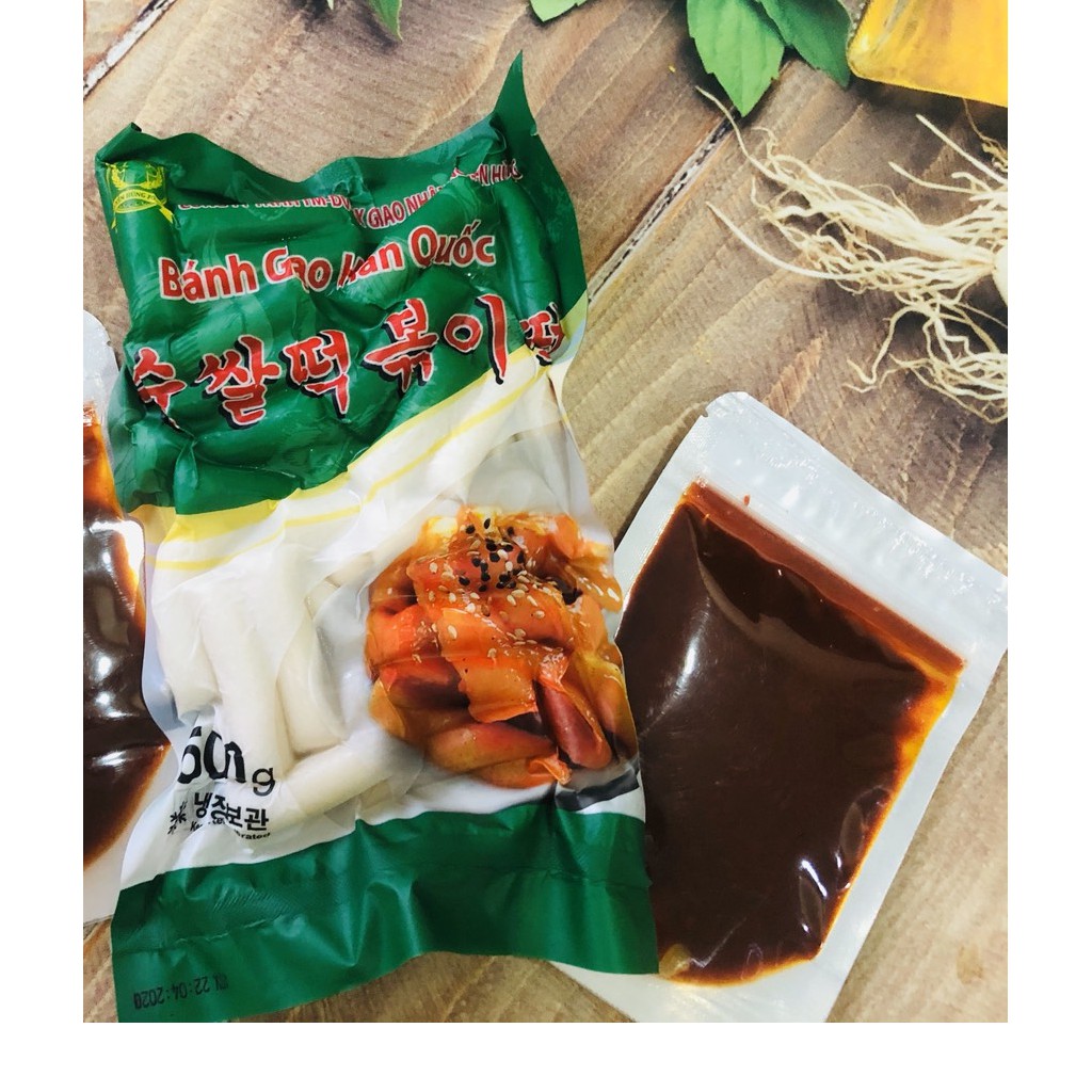 500g tokbokki truyền thống (xanh) kèm sốt