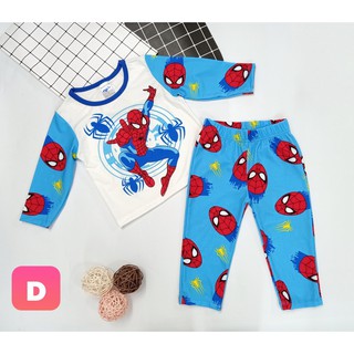 Đồ bộ tay dài siêu nhân bé trai (size 15-30kg)