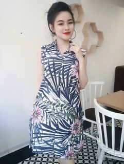 Váy cổ sơ mi