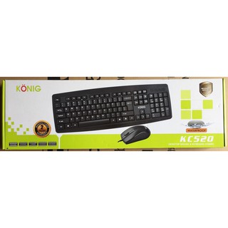 [Mã ELHA9 giảm 15% đơn 50K] COMBO Bàn phím + Chuột có dây KONIG KC520