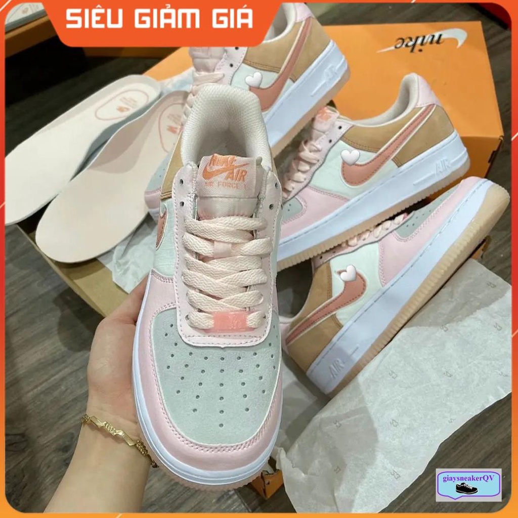Giày thể thao Air Force 1 Low Pink hồng mẫu mới bao chất, giá sinh viên dành cho nữ, nhóm đội