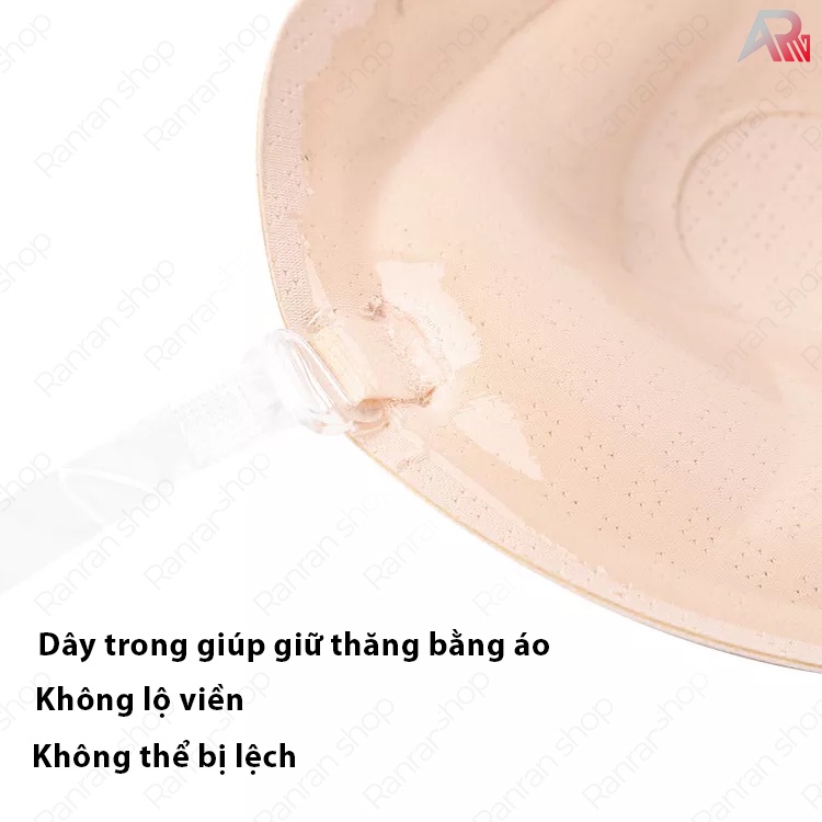 Dán Ngực  Mút Thông Hơi Đệm Bàn Tay Nâng Ngực Chính Hãng RANRAN