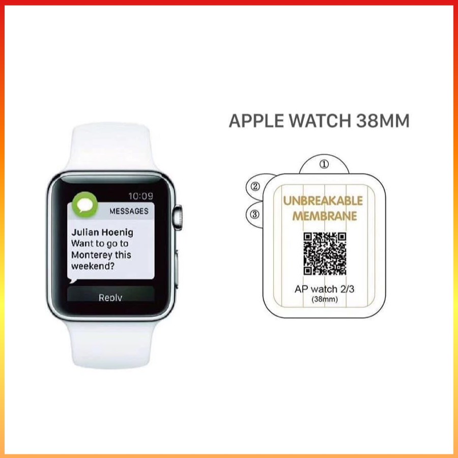 Ppf apple watch,phụ kiện cho đồng hồ thông minh,chống trầy tự phục hồi hết xước,các size 38,42,40,44,41,45mm