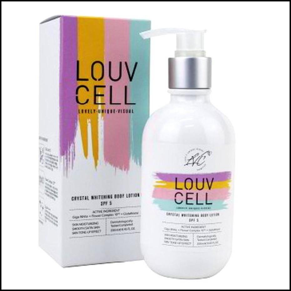 Kem LOUV CELL, Kem body dưỡng trắng da Louv Cell Hàn Quốc 250 ML