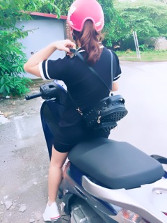 Balô đeo chéo 2in1 hàng VN chất da xịn