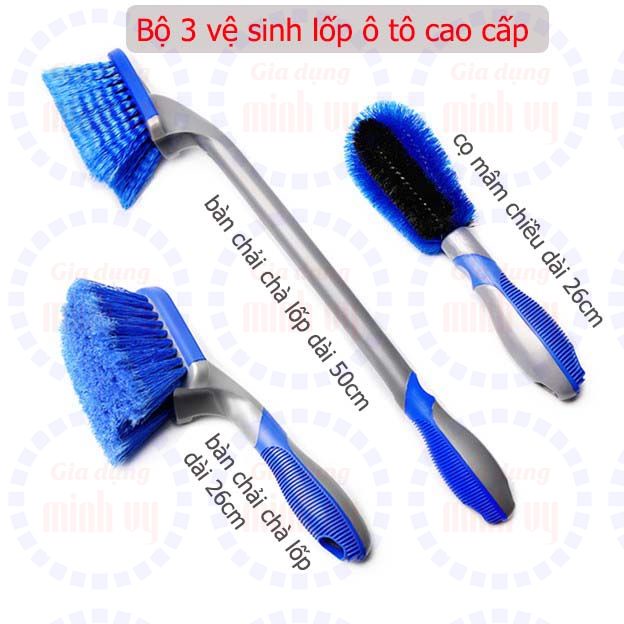 Dụng cụ vệ sinh nội ngoại thất xe ô tô - xe hơi - chăm sóc lốp vành xe