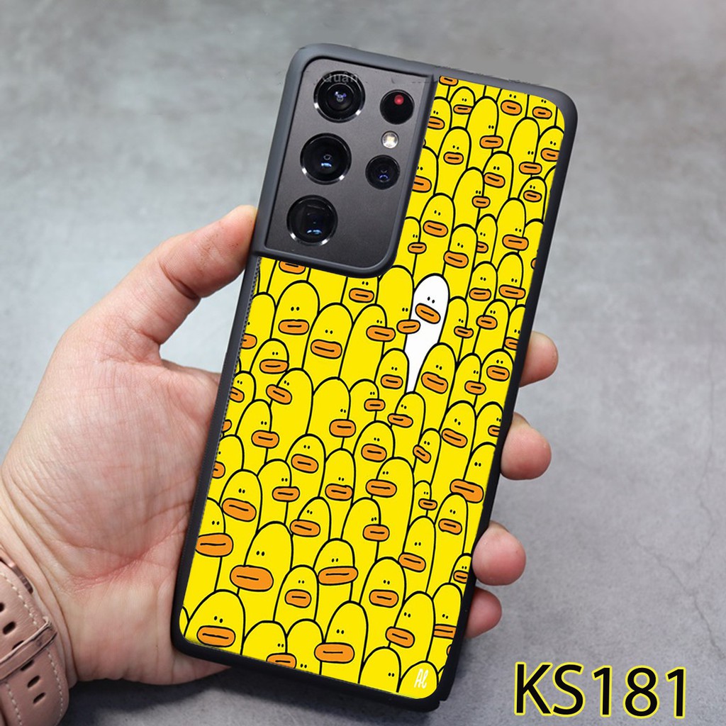 Ốp Samsung S21 - S21 FE -  S21 PLUS - S21 Ultra - Ốp lưng Samsung in hình chú vịt  siêu đẹp, độc, lạ