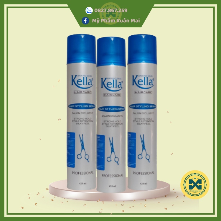 Gôm xịt tóc Kella 420ml ( hairshop259 )