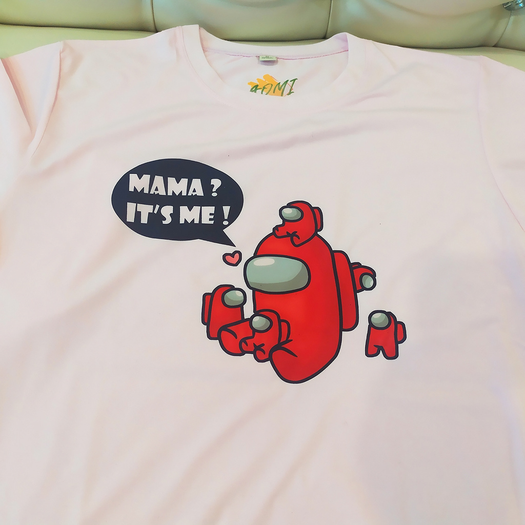 ÁO THUN GIA ĐÌNH AMONG US GAME HOT UNISEX TAY NGẮN TAY LỠ NAM NỮ AOMIVN THỜI TRANG