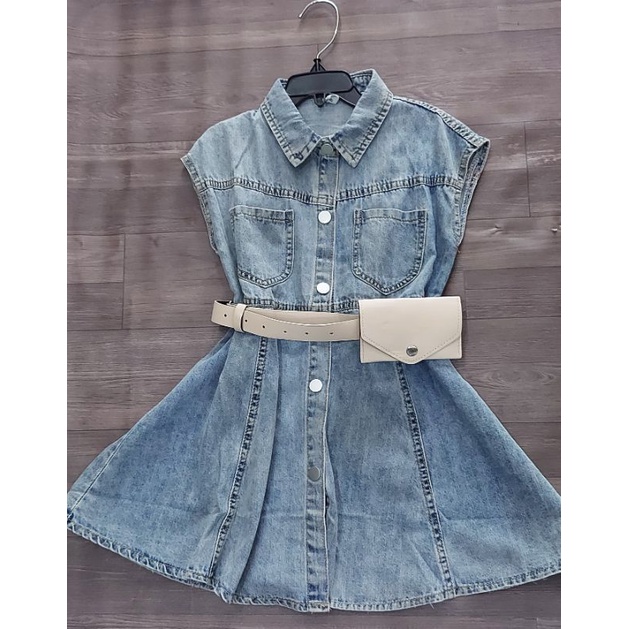 Đầm jean bé gái hàng QCCC