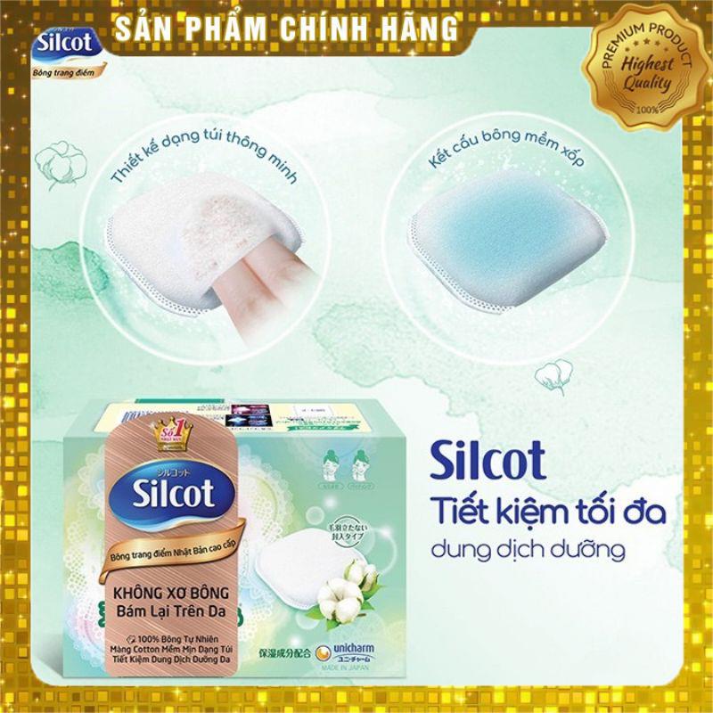 Bông tẩy trang Silcot 82 miếng/ 66 miếng 66x50mm