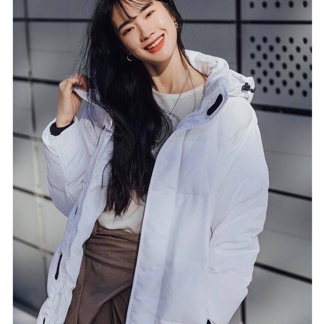 Áo phao dáng dài SPAO Hàn Quốc