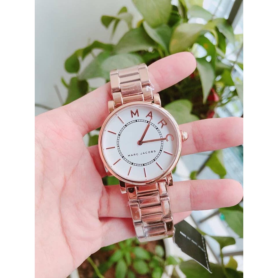 Đồng Hồ Nữ Marc Jacobs ROXY SILVER ROSE GOLD MJ3523 Chính Hãng - Fullbox