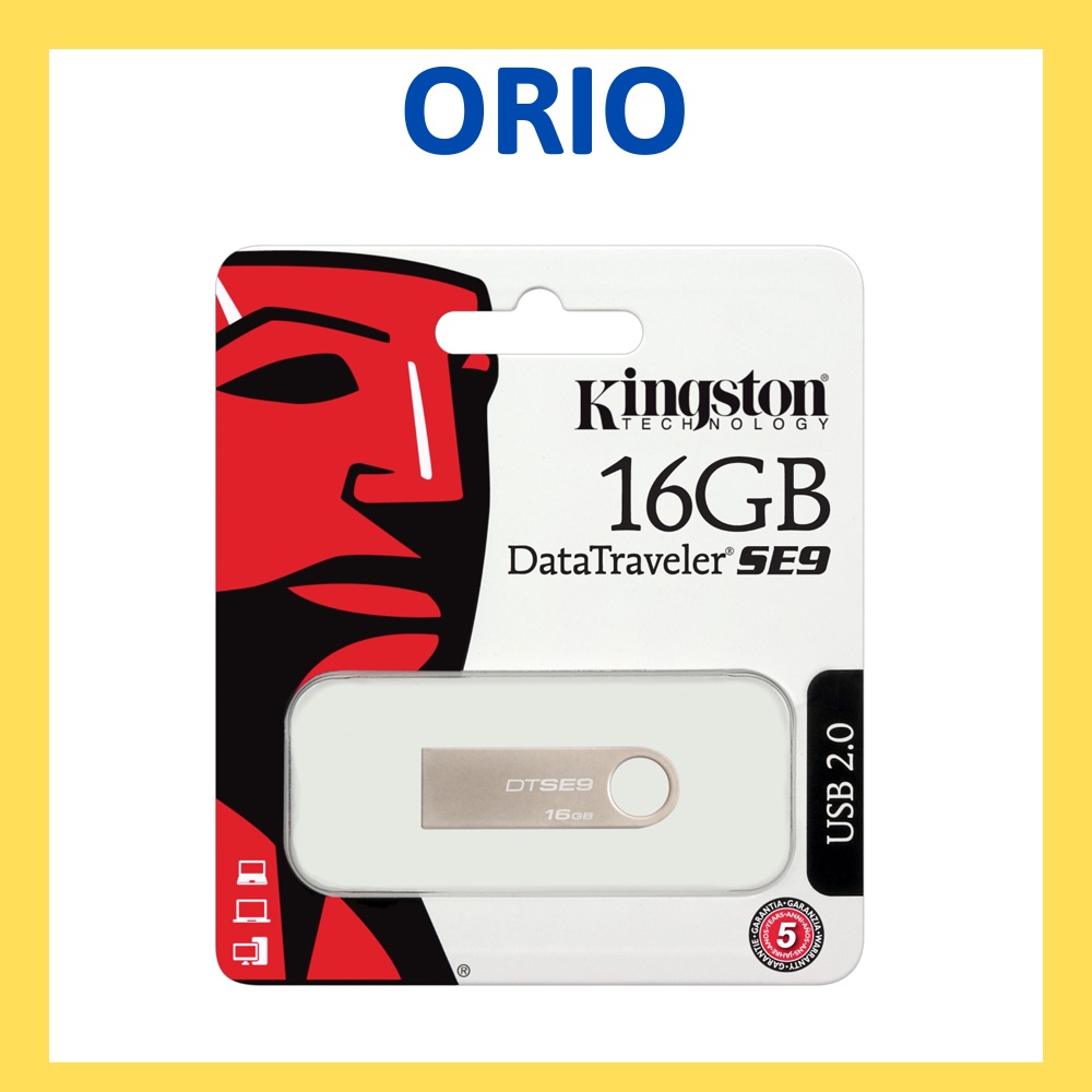 USB Kingston 2GB/4GB/8GB/16GB/32GB/64GB - Vỏ Kim Loại - Chống Nước - Bảo Hành 12 Tháng Đổi Mới - #Orio