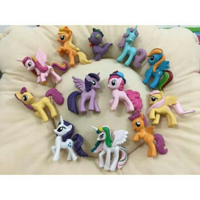 Bộ 12 con ngựa pony 7cm