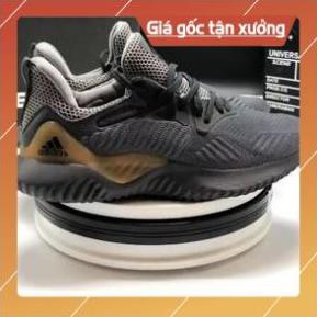 Giầy Alphabounce xịn sò Full phụ kiện, Giày thể thao nam nữ Sneaker Alphabounce đen vàng