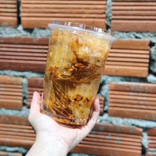 Combo 5 bánh tráng tỏi ly 1lit [không chà bông]
