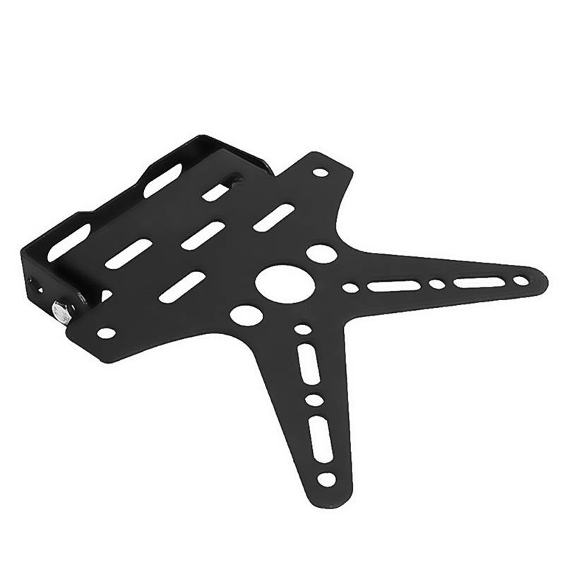 Giá Đỡ Biển Số Xe Máy Màu Đen Có Thể Điều Chỉnh