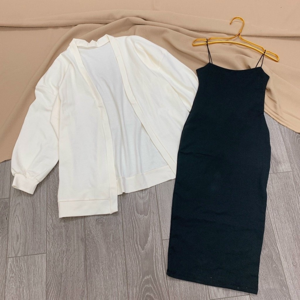 Váy Body 2 Dây Kèm Áo Khoác Cagidan | BigBuy360 - bigbuy360.vn