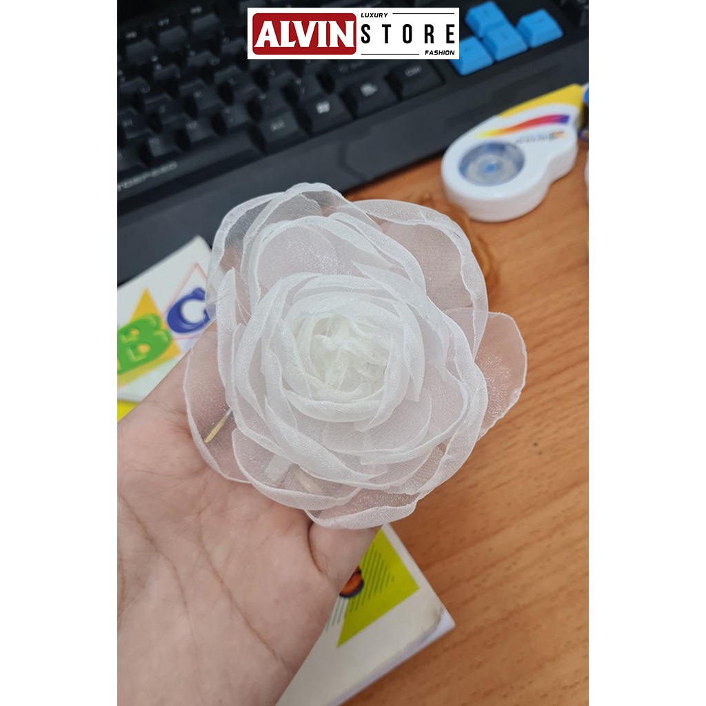 Hoa Cài Áo Hình Bông Tường Vy Tag Hoa Cài Váy Đầm Sang Trọng Alvin Store 90001