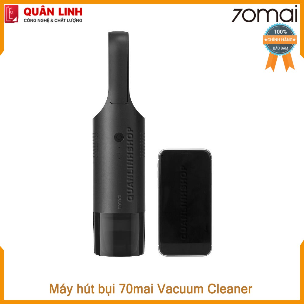 Máy hút bụi cầm tay 70mai Vacuum Cleaner Swift tích hợp pin dung lượng 4000mAh, công suất 80W