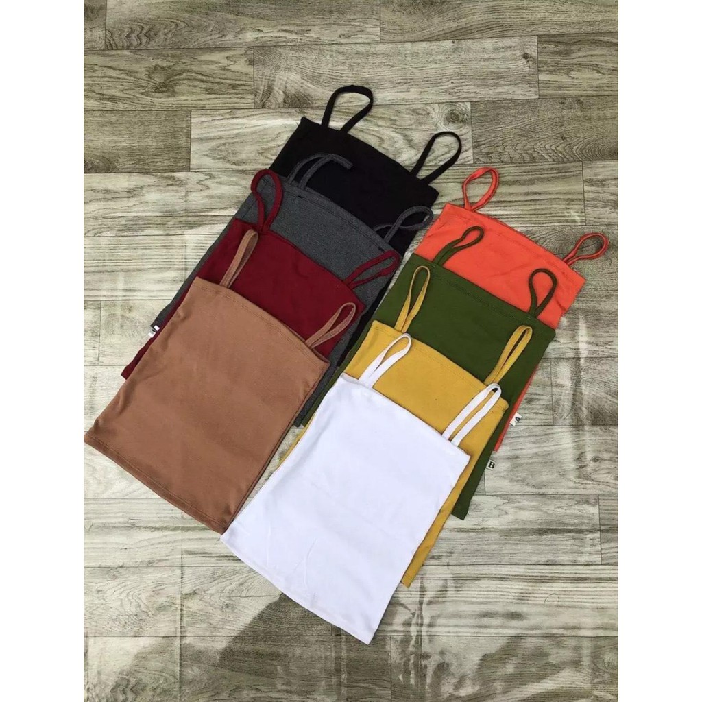 Áo hai dây ngang nhiều màu body form đẹp giá siêu rẻ | BigBuy360 - bigbuy360.vn