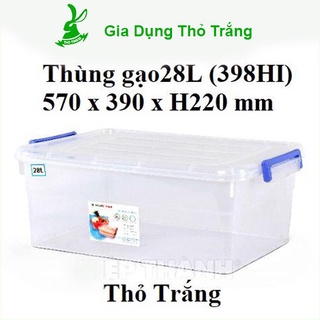 Thùng Nhựa Trong Đựng Gạo, Thực Phẩm Đa Năng (10L - 15L - 28L) Hiệp Thành