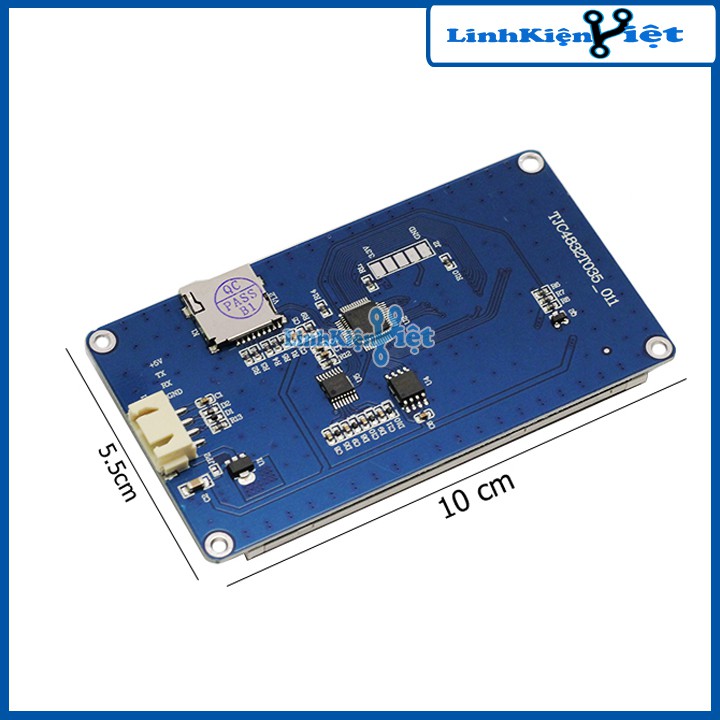 Màn hình HMI UART Cảm Ứng Điện Trở 3.5 inch