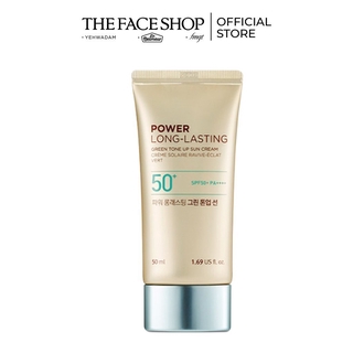 Kem Chống Nắng TheFaceShop Power Long-Lasting Green Tone Up Sun Cream