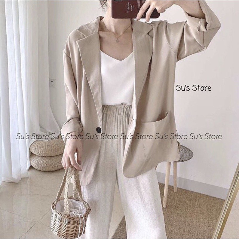 BLAZER 2 túi nút đen - 22.Lystore | BigBuy360 - bigbuy360.vn