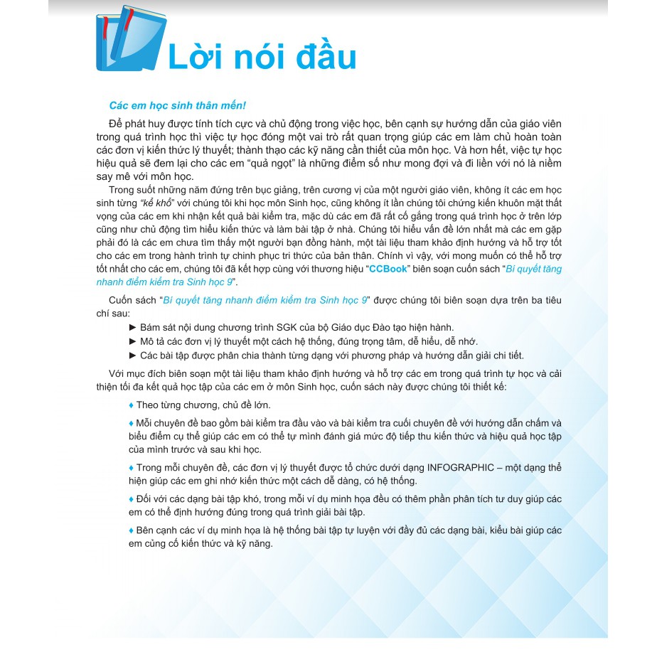 Sách - Bí quyết tăng nhanh điểm kiểm tra Sinh học 9