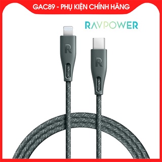 Cáp sạc nhanh C to Lightning RAVPower RP-CB1003 RP-CB1004 dây dù bền bỉ