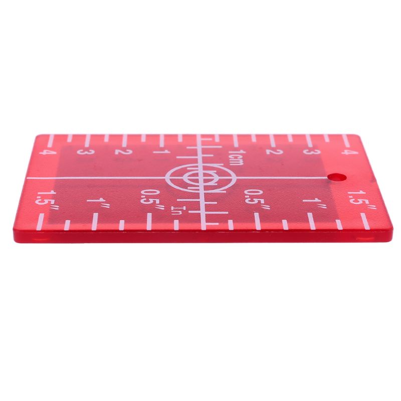 Thẻ Mục Tiêu Inch / Đỏ Dành Cho Laser Xoay Đường Chéo