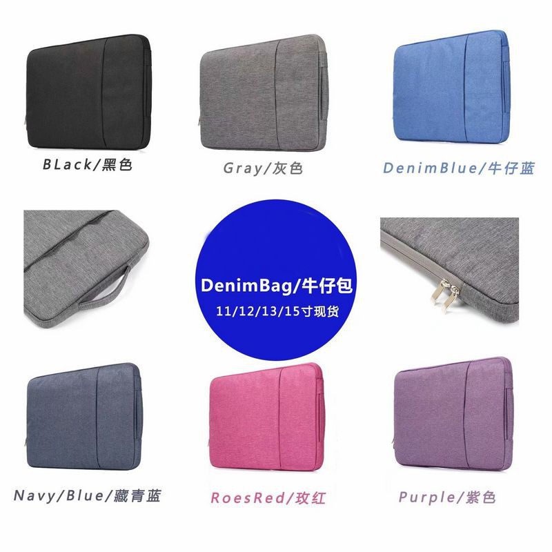 Túi đựng laptop bằng vải denim chống thấm nước cho Huawei Matebook D14 D15 2021 2020 Matebook X Pro Matebook 14 13 Honor Magicbook 14 15