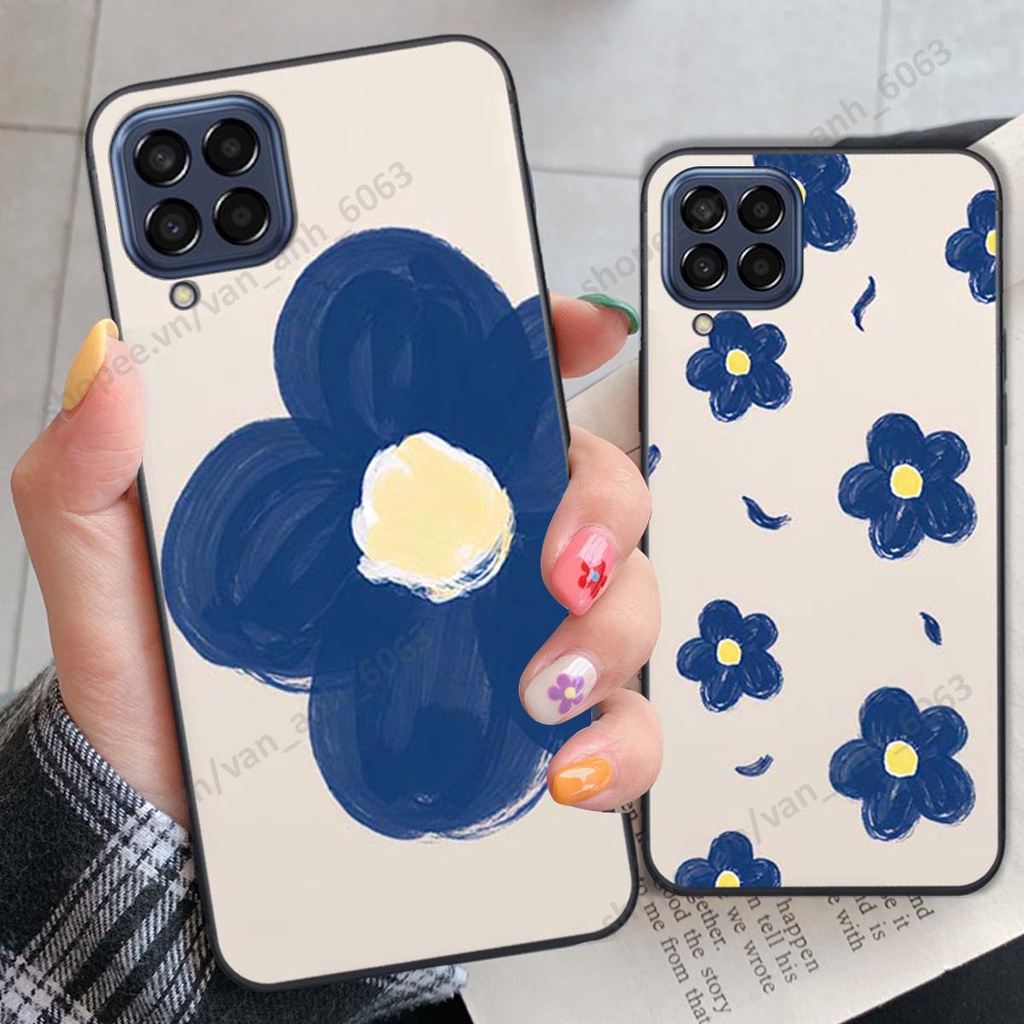 Ốp lưng Samsung M33 - M53 in hình hoa, gấu rich bear nghệ thuật, thời trang