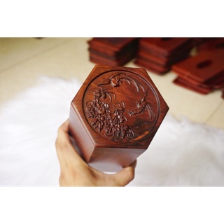 Hộp trà trạm Cao Cấp Bằng gỗ Cẩm