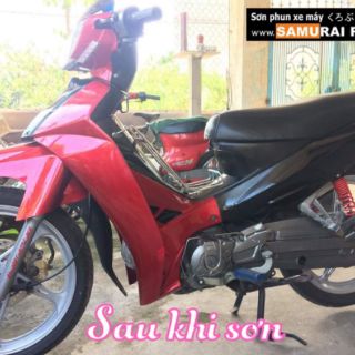 [COMBO 4 chai] COMBO SƠN MÀU ĐỎ CANDY SAMURAI Y138 - BÓNG K1K