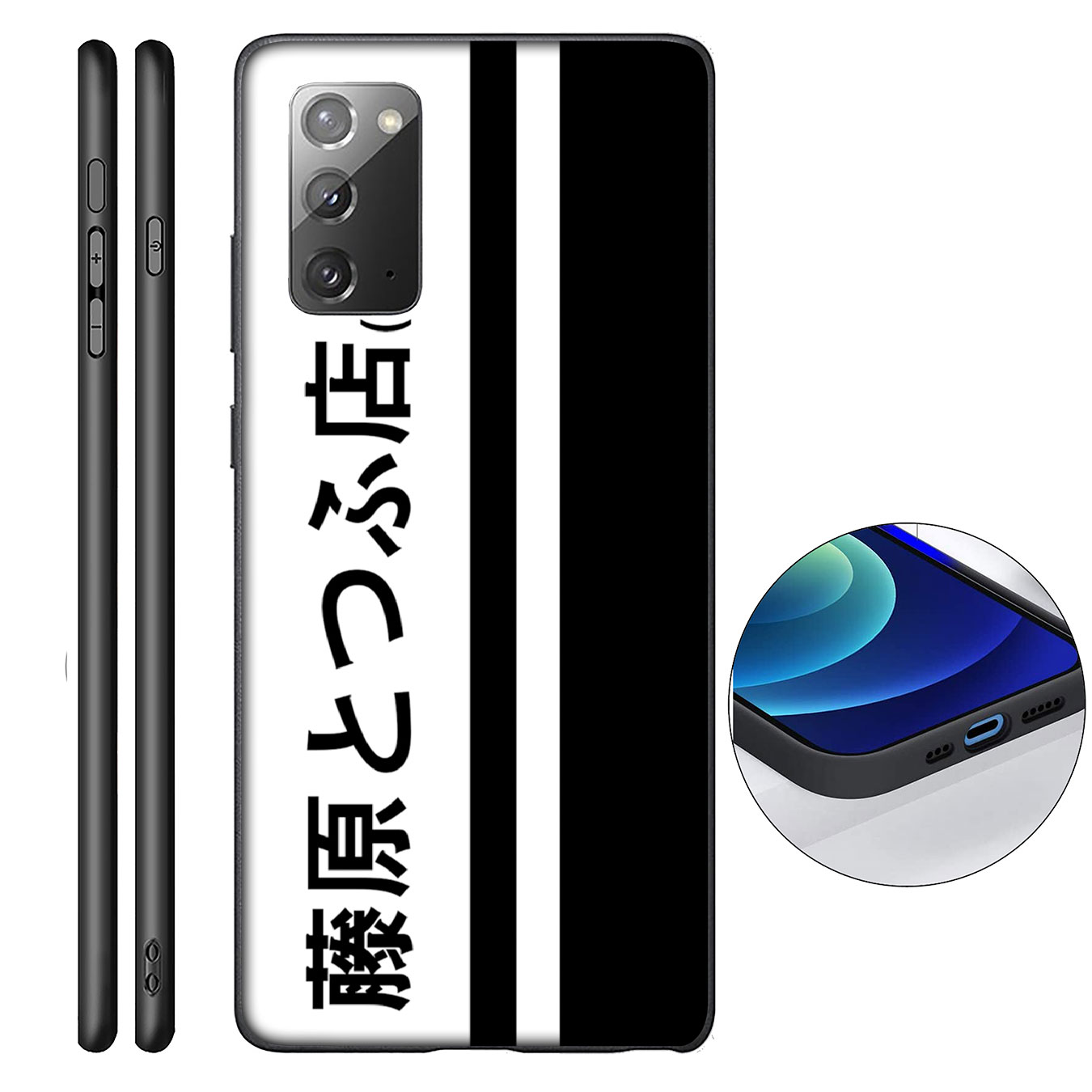 Ốp Điện Thoại Silicon Mềm Hình Initial D Ae86 K122 Cho Samsung Galaxy Note 20 Ultra Note 10 Plus Lite 8 9 S7 Edge M11