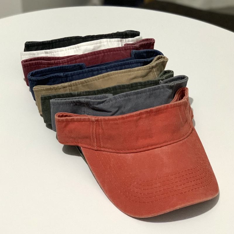 Sẵn Sàng!Mũ Lưỡi Trai denim Nửa Đầu Chống Nắng Cho Nam Nữ