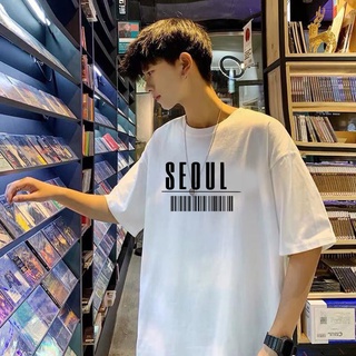 Áo phông unisex nam nữ form rộng tay lỡ chữ SOUL đẹp vải dày mịn < 75kg đổ về