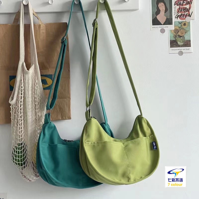 Túi Xách Canvas Thiết Kế Đơn Giản Thời Trang Cho Học Sinh