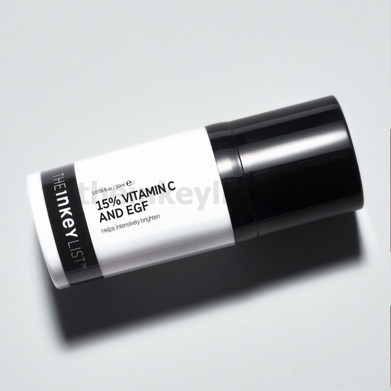 Serum trắng sáng da The INKEY List 15% Vitamin C and EGF Brightening 30ml