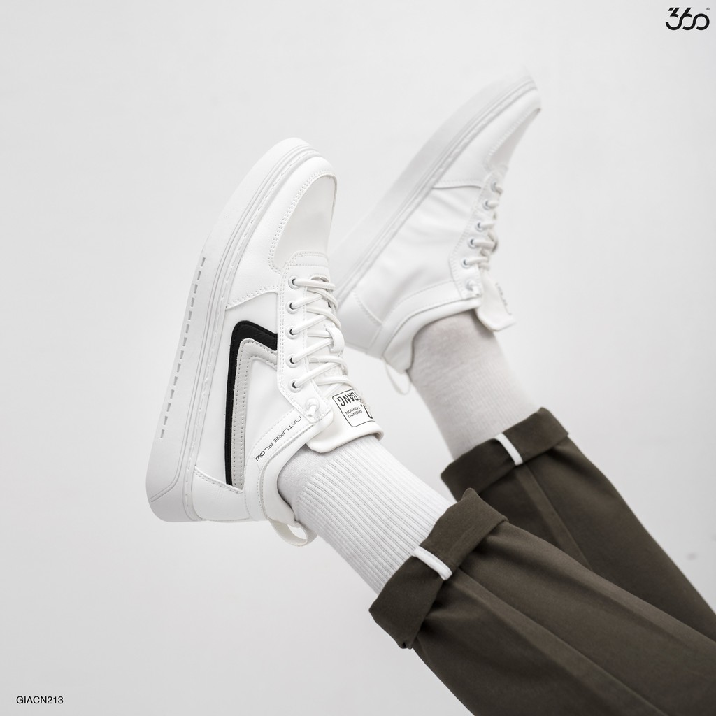 [Mã LT50 giảm 50k đơn 250k] Giày sneaker nam cao cổ thương hiệu 360 BOUTIQUE trẻ trung, phong cách - GIACN213